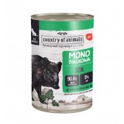 Country Of Animals 單一蛋白野豬肉狗罐頭 400g x 12罐